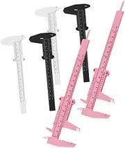 IWOWHERO 6pcs Locating Rule Ruler Eyebrow Sunscreen Brow Pen Brow Tint Razor Brow Stencil Kit Face Gel Tweezers Facial Eye Brow Shaper Tool Brow Stencils Eye Brow Mapping Kit Plastic