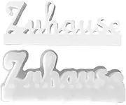 JIEBWCHA Resin Letter Molds, German Alphabet Epoxy Resin Molds, Candle Making Epoxy Mould Arts & Crafts, Crafting Supplies for Table Signs, Home Decor Ornament