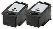 ExtraPrint Ink Cartridges 2 Pack [1BK, 1C] Compatible Replacement for Canon PG-512 CL-513 - High Yield for Canon PIXMA MP230, MP240, MP250, MP270, MP280, MP480, MP490, MP492, MP495, MX320, MX330