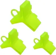 60PCS 3 Size Green Trident Hook Protector Hook Sleeve Fishing Treble Hook Covers Protector Bonnets Fishing Lures Safety Holder Cover Injury Prevention Fishing Treble Hook Protector Fishing Gear