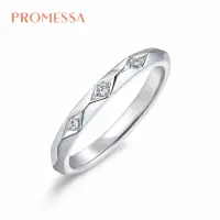 在飛比找momo購物網優惠-【PROMESSA】18K金 如一系列 鑽石結婚戒指 / 對