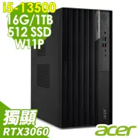 在飛比找momo購物網優惠-【Acer 宏碁】i5 RTX3060 十四核商用電腦(VM