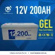 NEW 12V 200AH SLA Gel DEEP CYCLE BATTERY UPS Marine CARAVAN SOLAR CAMPER 4WD