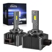 D1S D1R LED Headlight Bulbs High Low Beam Super Bright White Conversion Kit 80W (for: BMW)