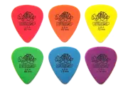 6 Assorted Dunlop Tortex Guitar Picks Plectra - NEW!!