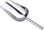 FUNOMOCYA Stainless Steel Food Scoop Multipurpose Ice Cube Flour Scoop for Kitchen Bar and Restaurant Use Design with Comfortable Grip for Canisters and Feed