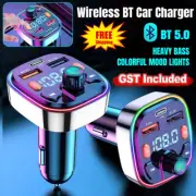 NEW Wireless Bluetooth Car FM Transmitter Handsfree Kit MP3Player AdapterCharger