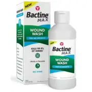 Bactine MAX Wound Wash First Aid Antiseptic Liquid 8 fl oz