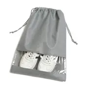Shoe Organisers 10Pcs Drawstring Storage Bag With See Through Shoe Bags