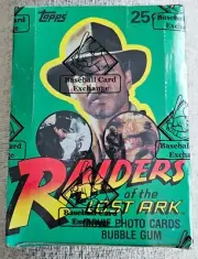 1981 Topps Raiders of the Lost Ark Full Wax Box BBCE Sealed