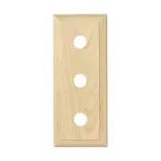 5443 Switch Socket Block Traditional Treble Pine H90xL225mm