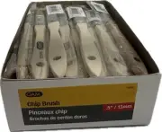 36 Brushes Gam 1/2" Single X Wood Handle Chip Brush BB00010
