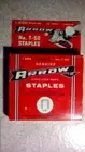 GENUINE ARROW T 50 1/2" STAPLES - 1250 PRECISION FASTENERS USE IN ARROW TACKERS