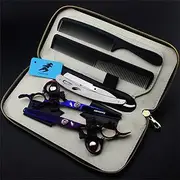 Hair Cutting Scissors Set Professional 6.0 Inch 6CR Stainless Steel Barber, Thinning Scissor, Hairdressing Shears for Barbers and Salon,Men,Women and Kids