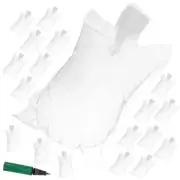 100 Pcs Inflatable Tree PVC Shoe Shapers Care Half Round Stretcher