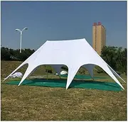 Waterproof Camping Event Beach Yard Patio Mini Double Star Stretch Tent NEW (Size: 27x20x13ft.)