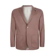 Ted Baker Cliford Mens Trim Fit Blazer 2 Button Sport Coat (XLarge, Pink) $449