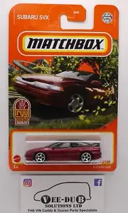 Matchbox Subaru SVX Red GVX98 NEW USA Long Card 2021 Ryu Asada 88/100 Mattel