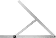 Shinwa Sokutei 62662 Aluminum Free Metal Muscle Intersection with Angle Scale 23.6 inches (60 cm)