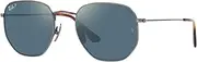 [Ray-Ban] Rb8148 Hexagonal Titanium Sunglasses