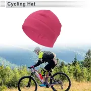 Cycling Hat Keep Warm Ear Protection Rose Red 27x18cm Polar Fleece Fabric 1 Pcs