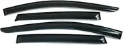 FUWKAIZS Weathershield Compatible for Kia Sportage R 2011 2012 2013 2014 2015 Car Window Visor Rain Guard Weather Shield Wind Deflector Accessories
