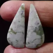 26.60 Cts. 100% Natural Serpentine Swiss Opal Pair Fancy Cabochon Loose Gemstone