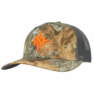 NOMAD Hunting Snap Back Trucker Hat Cap - Realtree Edge or Veil Camo OSFM - NEW!