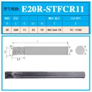 E20R-STFCR11 20MM Center Effluent Tungsten Turning Tool Holder Boring Bar For TC
