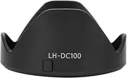 MUNEFE Camera Lens Hood, Reversible Lens Hood, Plastic Black Lens Hood Protector for G3X SX60 SX50 SX530 SX520 Camera Lenses