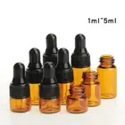 Portable Refillable Essential Oil Bottle Container Perfume Empty Dropper