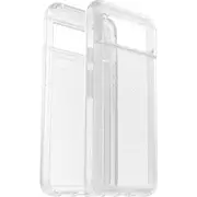 OtterBox Symmetry Clear Google Pixel 8 Case Stardust (Clear Glitter) - (77-94213), DROP+ 3X Military Standard, Raised Edges, Ult