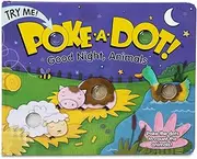 Melissa & Doug Children's Book | Poke-a-Dot: Goodnight, Animals | Educational Board Book with Buttons to Pop | 3+ | Gift for Girl or Boy