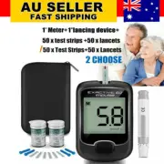 Sugar Blood Testing Diabetes Glucose Monitor Set 50 Codefree Blood Tester Meters