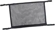 Mobestech Car Roof Mesh Bag Auto Hanging Pouch for Neat Storage of Groceries Sports Equipment More Durable Black Interior Net with Zipper Opening Fit for Vehicles