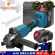 Thunder Tools 21V 125mm 16Teeth Cordless Angle Grinder BL Motor Grinding Tool