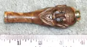 New Briar hand-carved cigarette holder w/brass filter *One of A Kind*