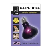 Urs Oz Purple Night Globe Reptile Nocturnal Heat Lamp - 5 Sizes