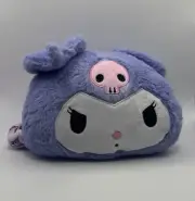 Sanrio Kuromi Hello Kitty Purple Plush Bag Crossbody Small Purse