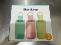 在飛比找露天拍賣優惠-Glasskeep方形玻璃隨手瓶500ml三入組SP-221