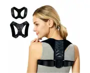 Posture Corrector-Back Brace for Men and Women -Fully Adjustable Straightener for Mid,Upper Spine Support- Neck,Shoulder,Clavicle and Back Pain Relief