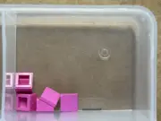 LEGO Parts - Dark Pink Slope 30 1 x 1 x 2/3 - No 54200 - QTY 5