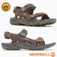 【MERRELL】男 HUNTINGTON LTR CONVERT 戶外水陸兩用涼鞋.拖鞋.海灘鞋(ML036845 咖啡色)