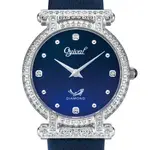 OGIVAL 愛其華 380-52DLW-BL-藍面藍帶 星空禮讚珠寶錶 女錶