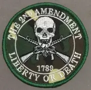 2nd Amendment Liberty or Death patch