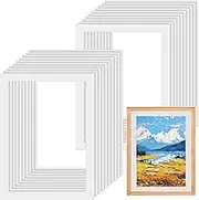 20 PCS A3 White Picture Mounts, Picture Mounts for Frames, A3 Picture Frame Mounts, Photo Mount Mat Board for Picture Posters, Paintings, Photo Work