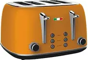 Vintage Electric 4 Slice Toaster Orange Mango Stainless Steel 1650W