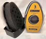 [Meltonian] Quick Shine Sponge for Leather, Shoes and Boots, with Self Replanishing Resorvour, Neutral Clear No Color (Black)