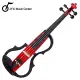 ★JYC Music★JYC SV-150S靜音提琴(紅色)~雙輸出/三段EQ