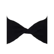 [Hunza G] Hunza G Juno Crinkled Bikini ONE SIZE BLACK